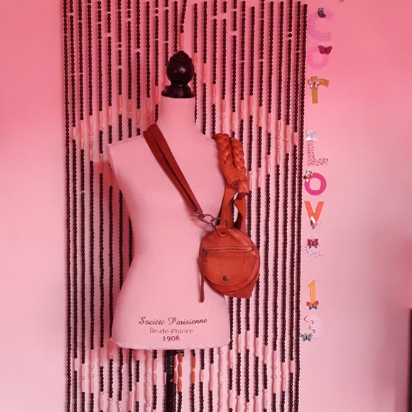 Leather purse, needs repairs, light brown - Picture 11 of 12